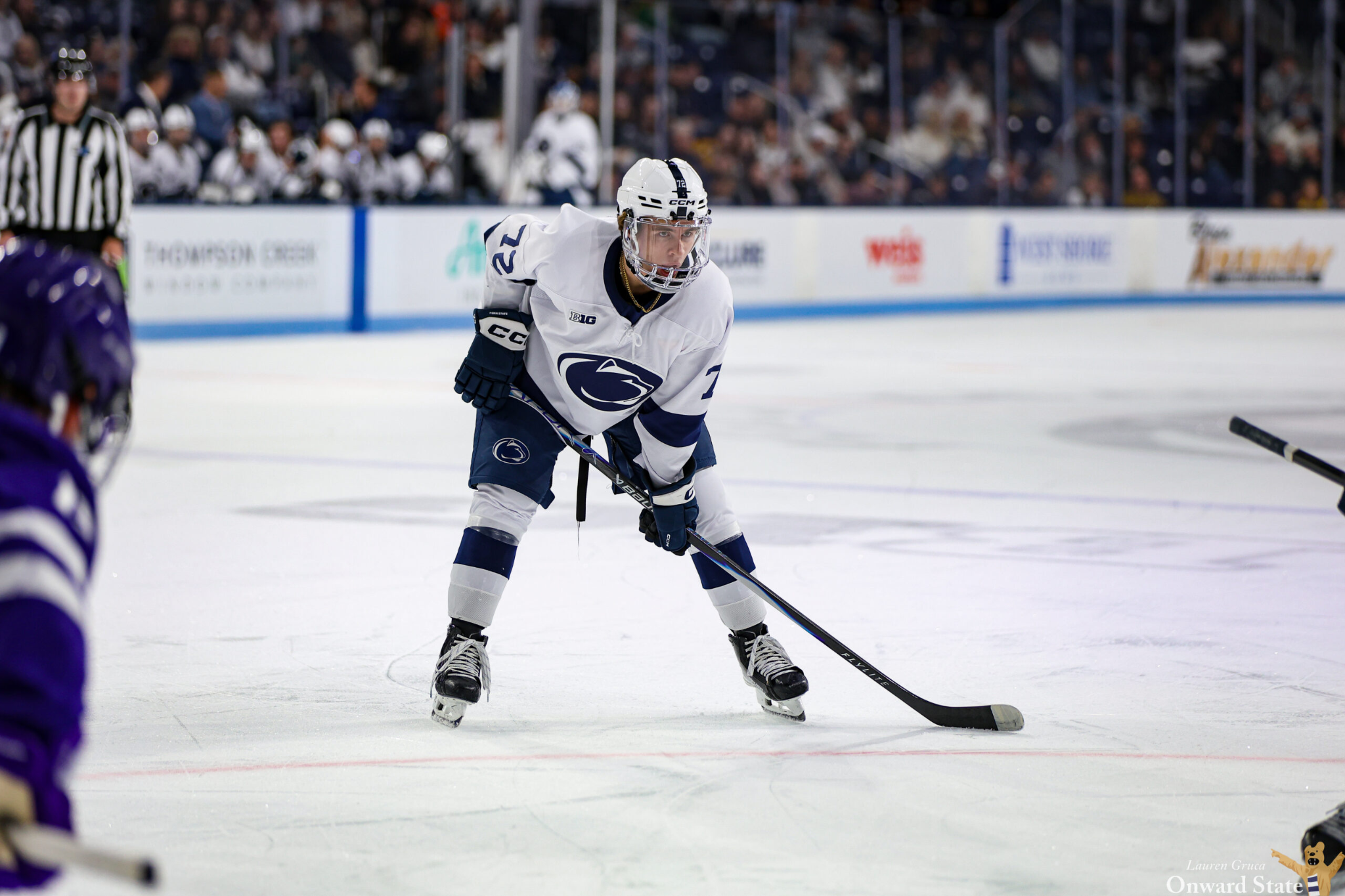 Gavin McKenna en action avec Penn State