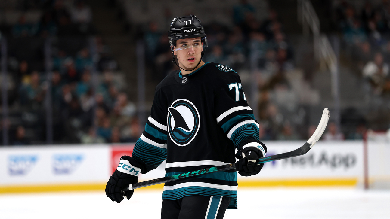 Michael Misa avec les Sharks de San Jose